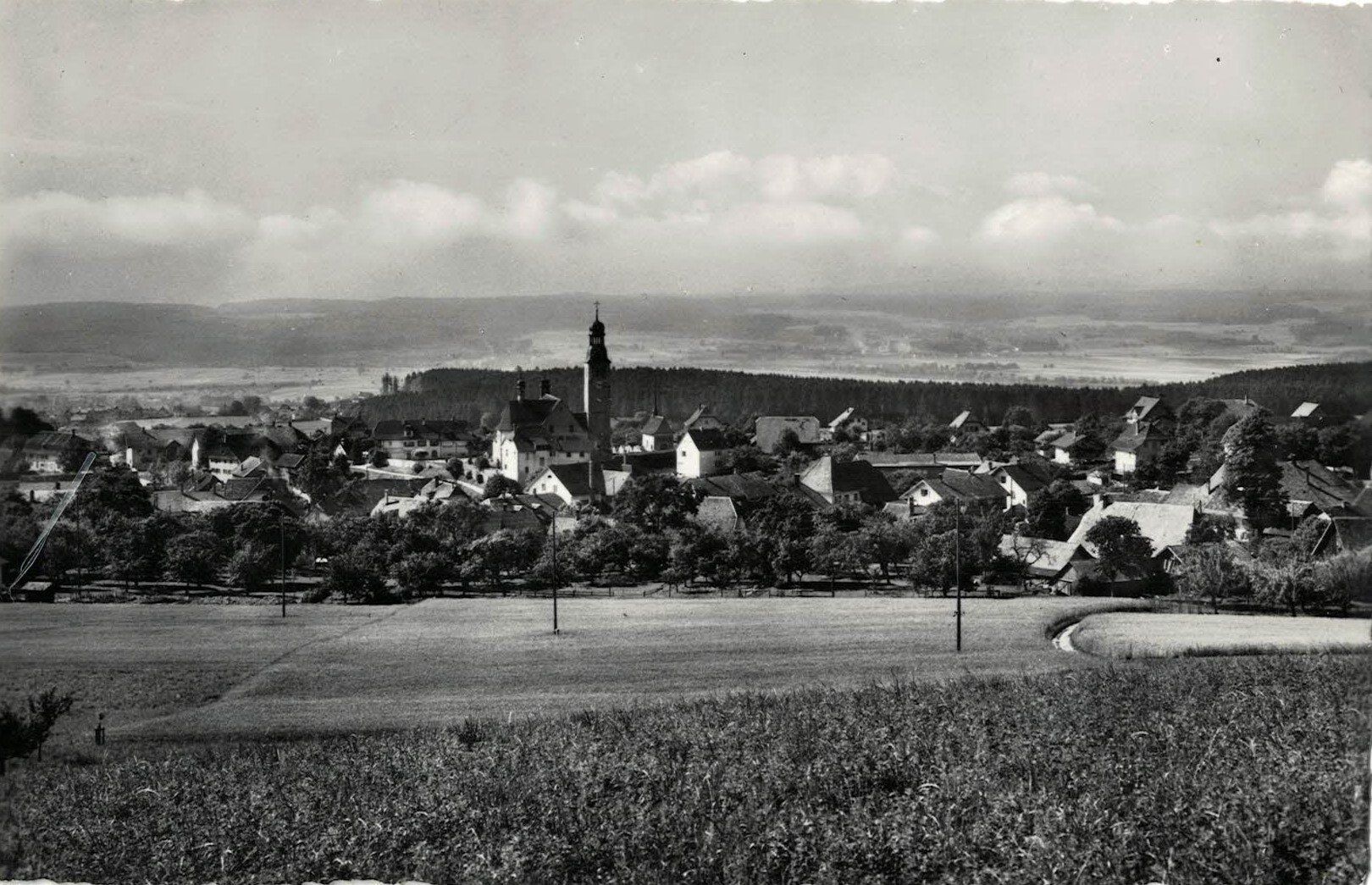 Ansichtskarten: Oberdorf SO Ortsansicht Nr.6864 , ca.1940 – Gebraucht aus Solothurn von Bepposol