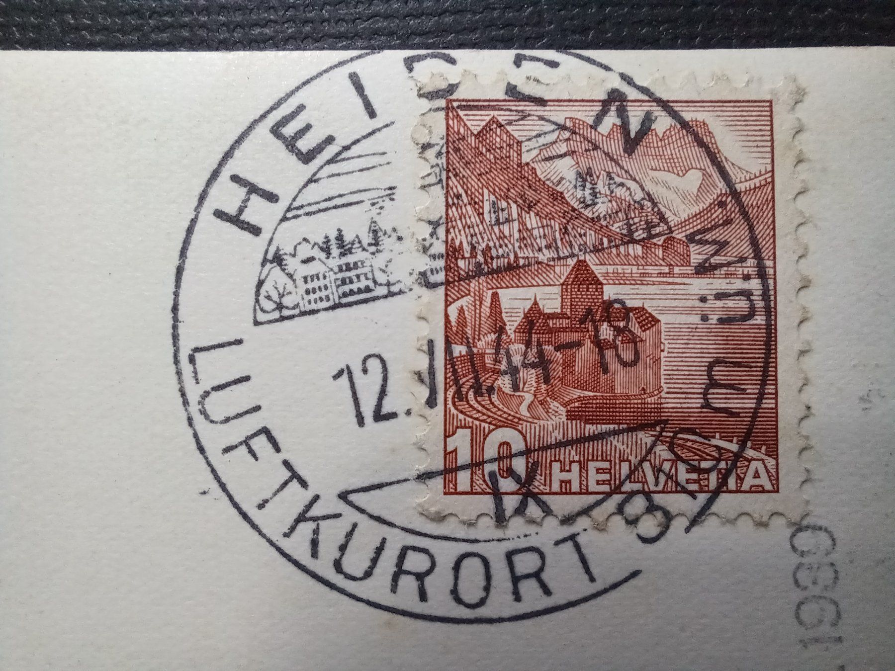 Cartoline postali: AR, Heiden, Luftkurort, 1944 – Usato da Aarau Rohr venduto da mgvw 3