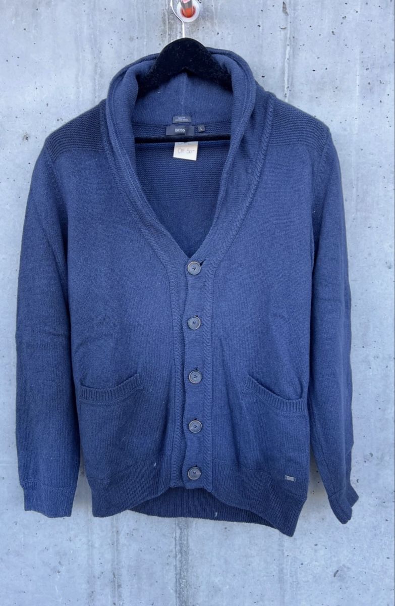 Hugo Boss Giacche: Hugo Boss Strickjacke Herren,  Gr.L – Nuovo (secondo la descrizione) da Obersaxen venduto da jen_6dnw
