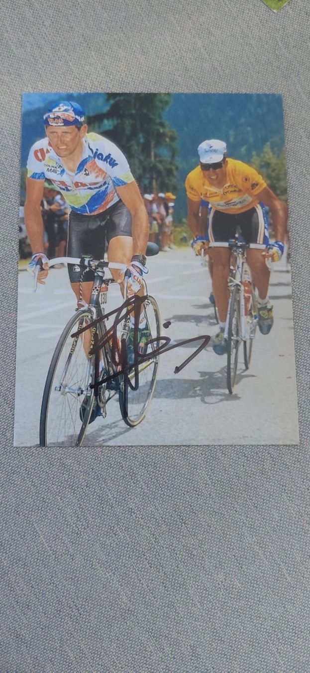 Autographes: Autogramm Tony  Rominger – D'occasion à Schmerikon par Olympia04