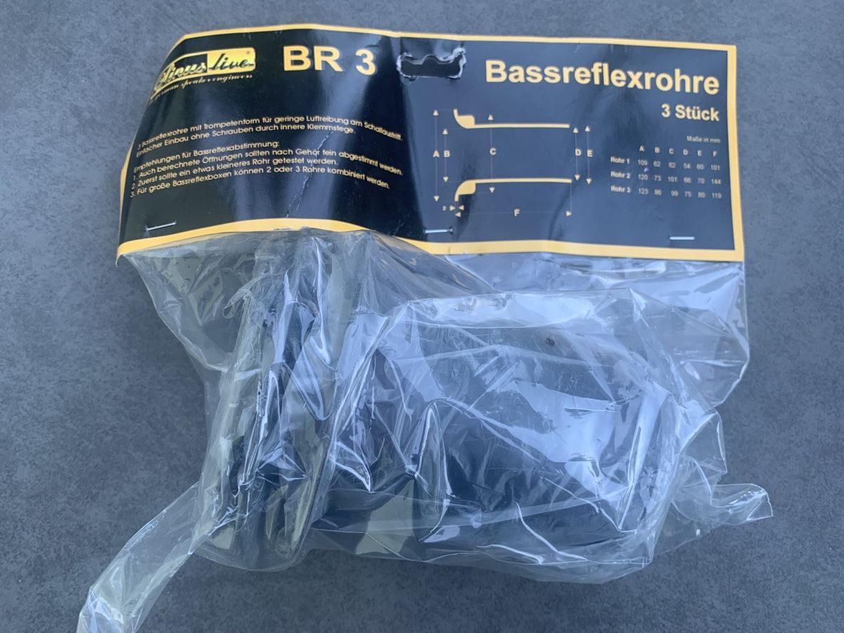 Casse acustiche: 3 Bassreflexrohre neu OVP BR 3 – Nuovo e nell'imballaggio originale da Schaan venduto da fiu_czw9