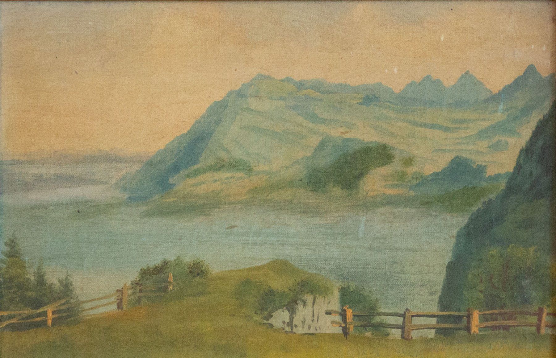 Dipinti: Blick auf die Rigi vom Bürgenstock – Usato da Basel venduto da bigmbh