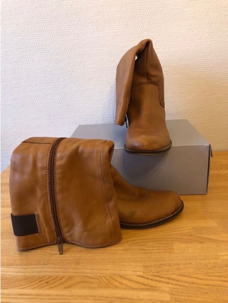 Scarpe da donna: Lederstiefel von Oxmox Gr.36 – Usato da Basel venduto da Bibi_Basel 1