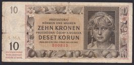 Böhmen und Mähren 10 Koruna 1942
