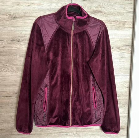NRG violette fleece jacke