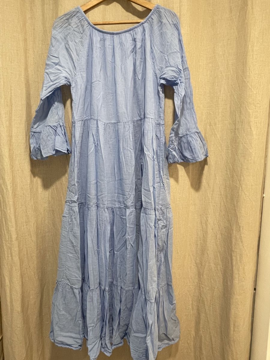 Robes: Sommerkleid hellblau One Size Baumwolle Versand + 9.- – Neuf (Voir description) à Meilen par ana9 1