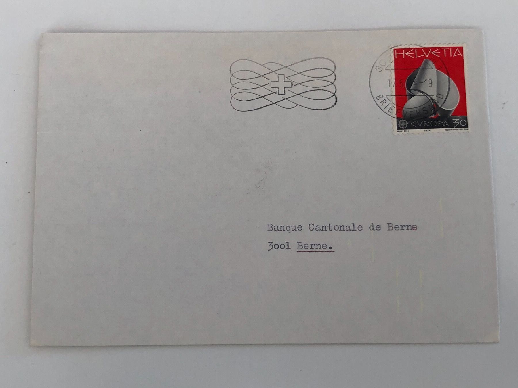 Alle Briefmarken: Codierter Brief 1974 Europa – Gebraucht aus Lufingen von Rac0