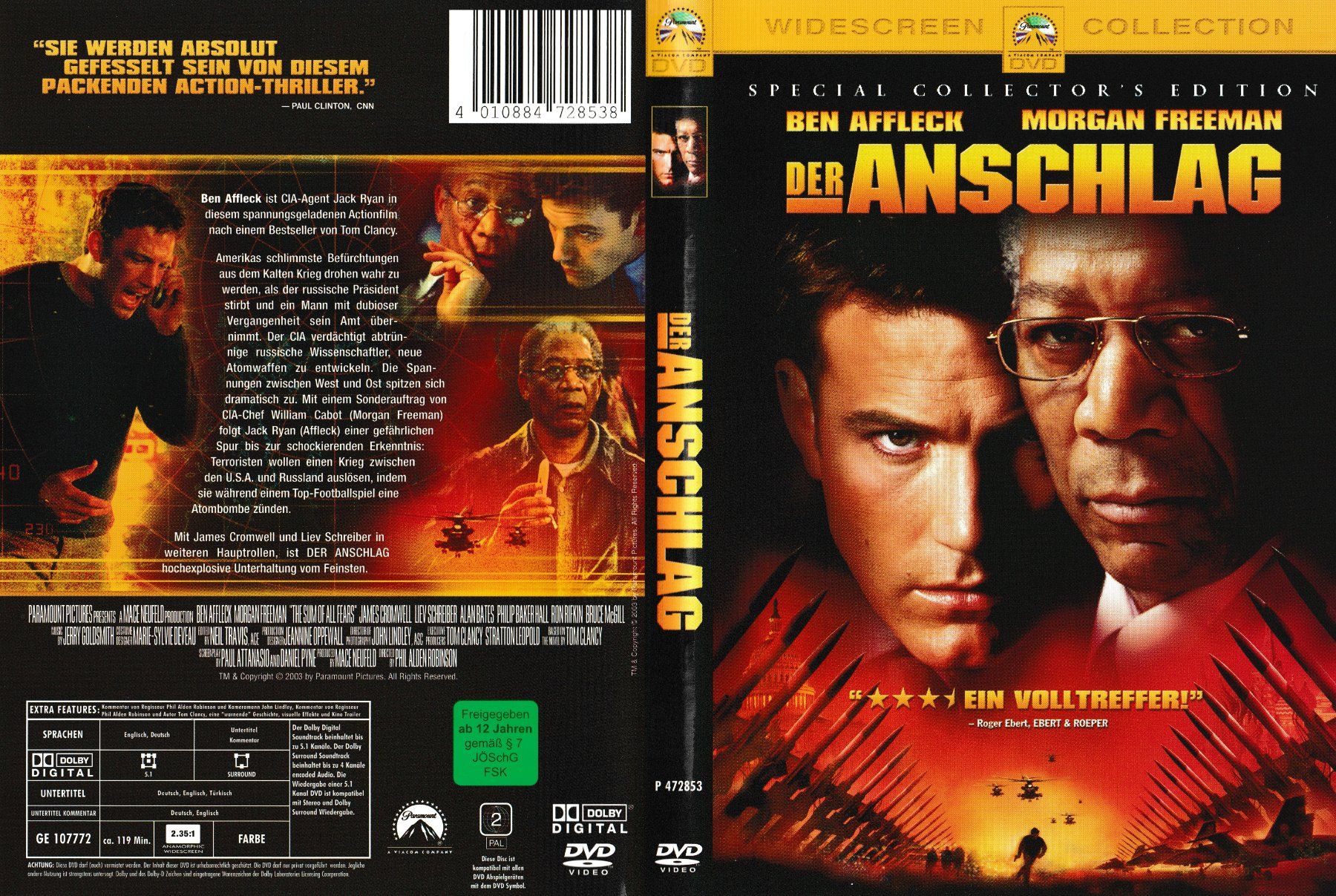 Alle DVDs: DVD - Der Anschlag – Gebraucht aus Langnau am Albis von MediaRescuerKeLoX