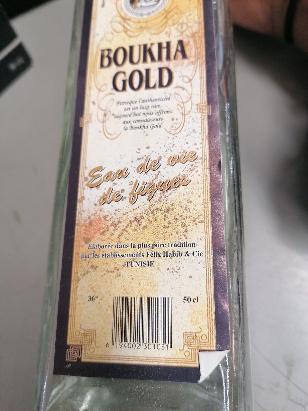 Spiritueux: BOUKHA GOLD  – D'occasion à Genève par Leboucheoreilles 1
