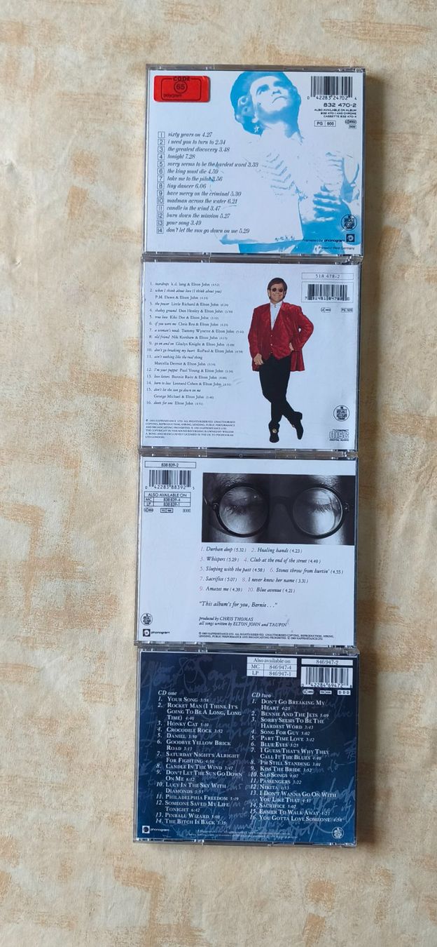 CDs: Elton John 3einfache 1Doppel CD – Gebraucht aus Allschwil von momo4444 1