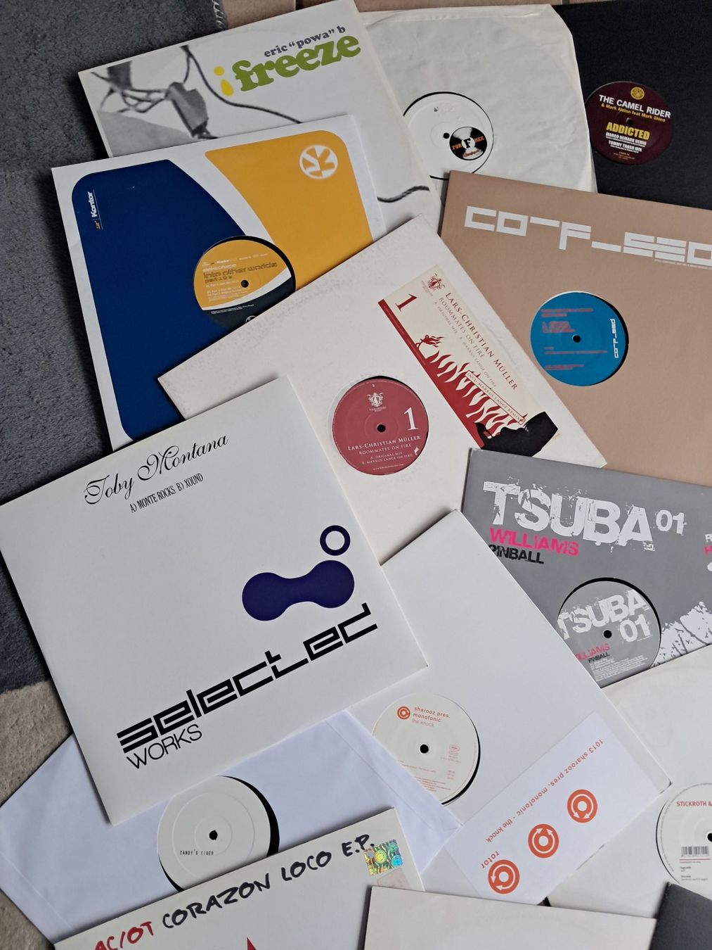 Dischi in vinile: Vinyl Sammlung Electro – Usato da Biberstein venduto da precious010 3