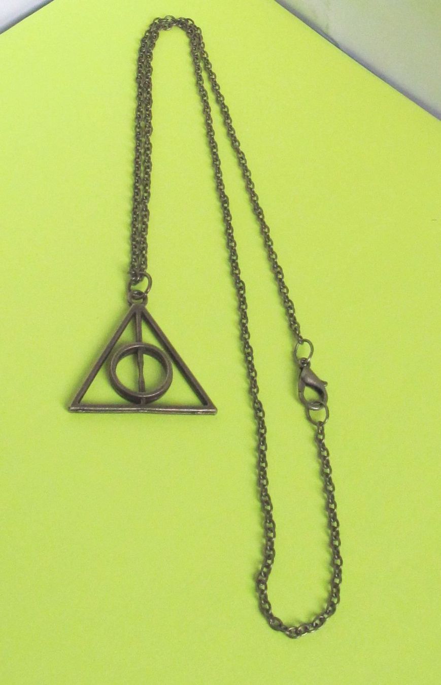 Catenine: Harry Potter Halskette Deathly Hallows Bronze – Nuovo e nell'imballaggio originale da St. Margarethen TG venduto da ursk10 5