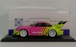 Porsche 911 (993) RWB Pink Advan 2024 Solido 1/18 NEU