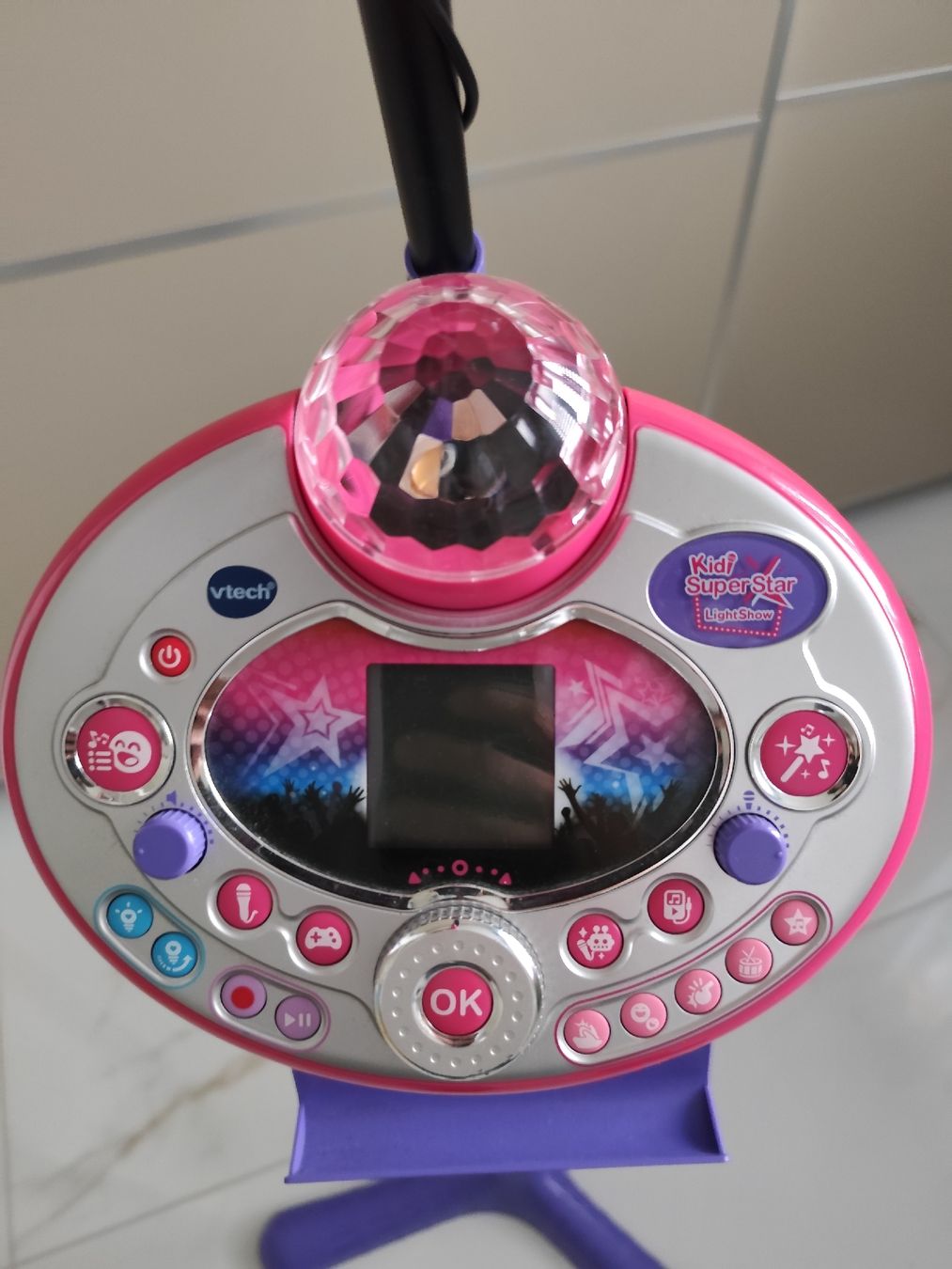 Mikrofone: Karaoke Mikrofon mit Ständer - Kinder – Gebraucht aus Bettlach von ChouChou26 1