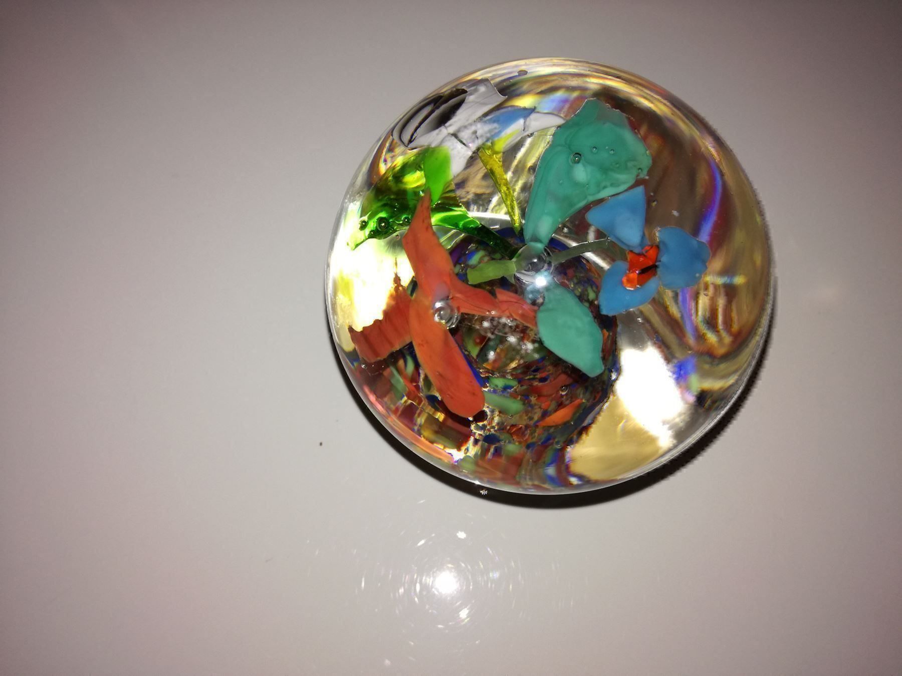 Sculture & Statue: BRIEFBESCHWERER GLAS BLUMEN MURANO – Usato da Locarno venduto da ICARO8