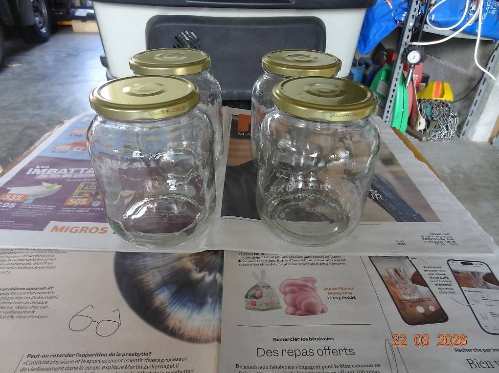 Behälter & Ähnliches: Bocaux pour la compote ou confiture 680 ML – Gebraucht aus conthey von Roxette01