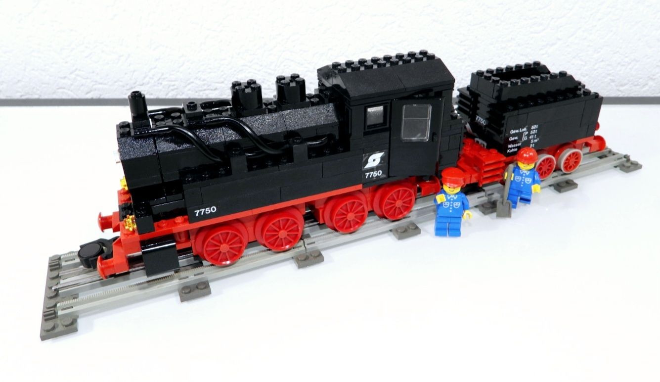 Lego Kit di costruzioni: LEGO 12 VOLT EISENBAHN 7750 GROSSE DAMPFLOK MIT TENDER – Usato da Turbenthal venduto da Ddanuh 3