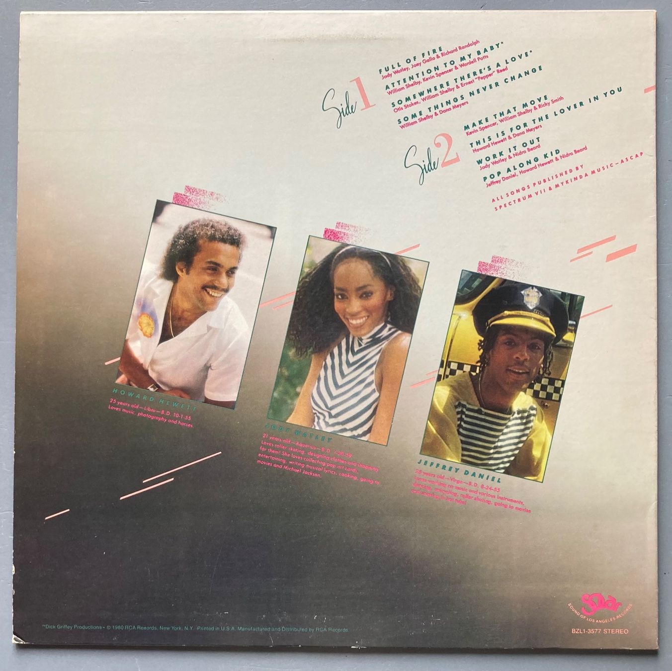 Dischi in vinile: SHALAMAR - TREE FOR LOVE – Usato da Poliez-Pittet venduto da Newtown-Records 1