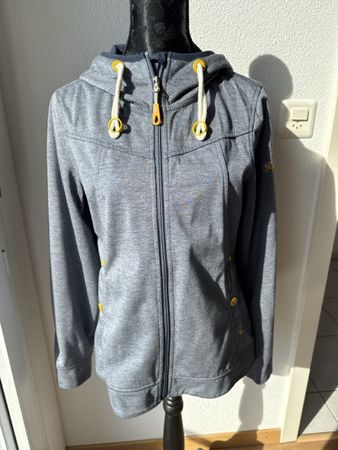 Schmuddelwedda Softshell Jacke blau Grösse S gebraucht