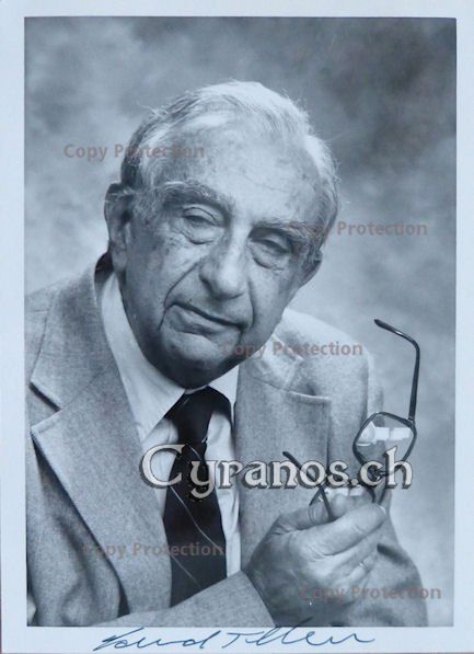 Autografi: Edward Teller (1908-2003) Physiker - Autogramm – Usato da Dietikon venduto da cyranos1