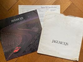 JAGUAR XJ-S 1975 1976 Grossformat-Prospekt englisch brochure