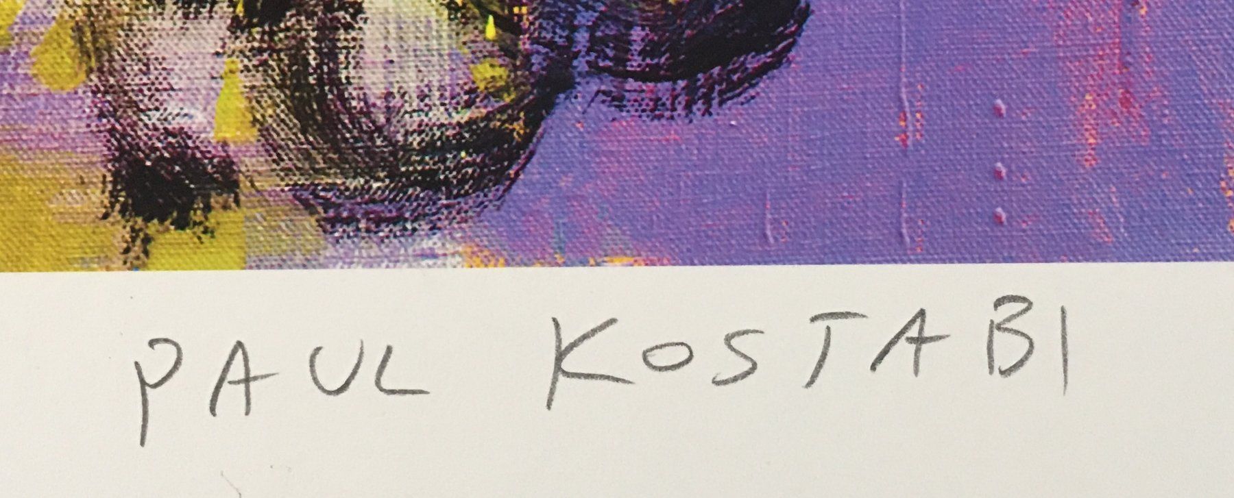 Grafica & Litografie: Paul Kostabi       "Behind the Atrocity"        Giclee – Usato da Nennigkofen venduto da Sommersonnen 3
