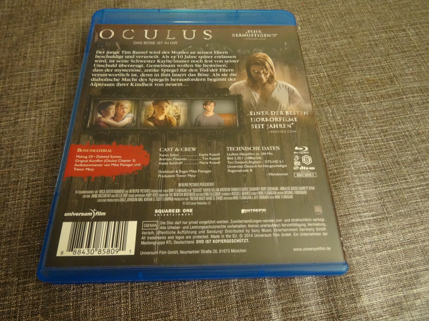 Tutti i DVDs: Blu-ray Film Oculus – Usato da Olten venduto da Disc-Verkauf 2