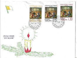 Vatikan, FDC 1964, Weihnachten