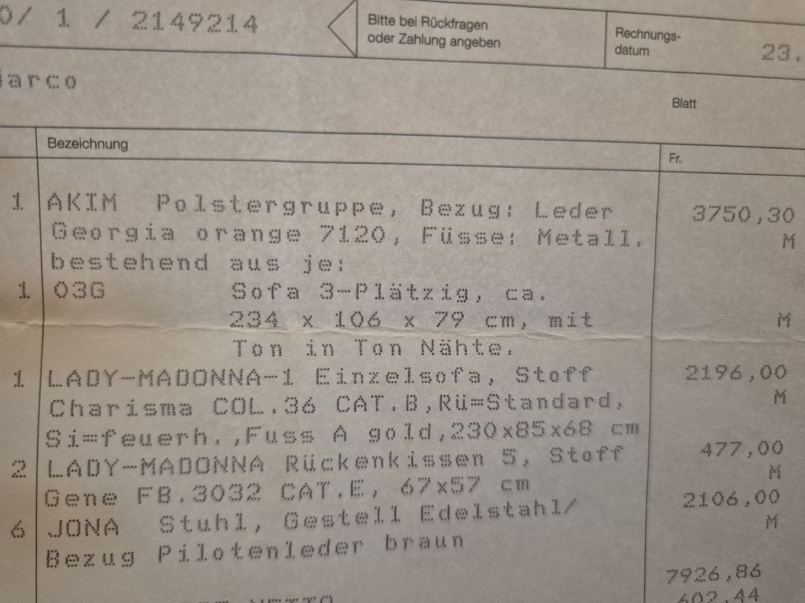 Divani: Sofa mit Sessel – Usato da Rickenbach SZ venduto da cle_jm9c 5