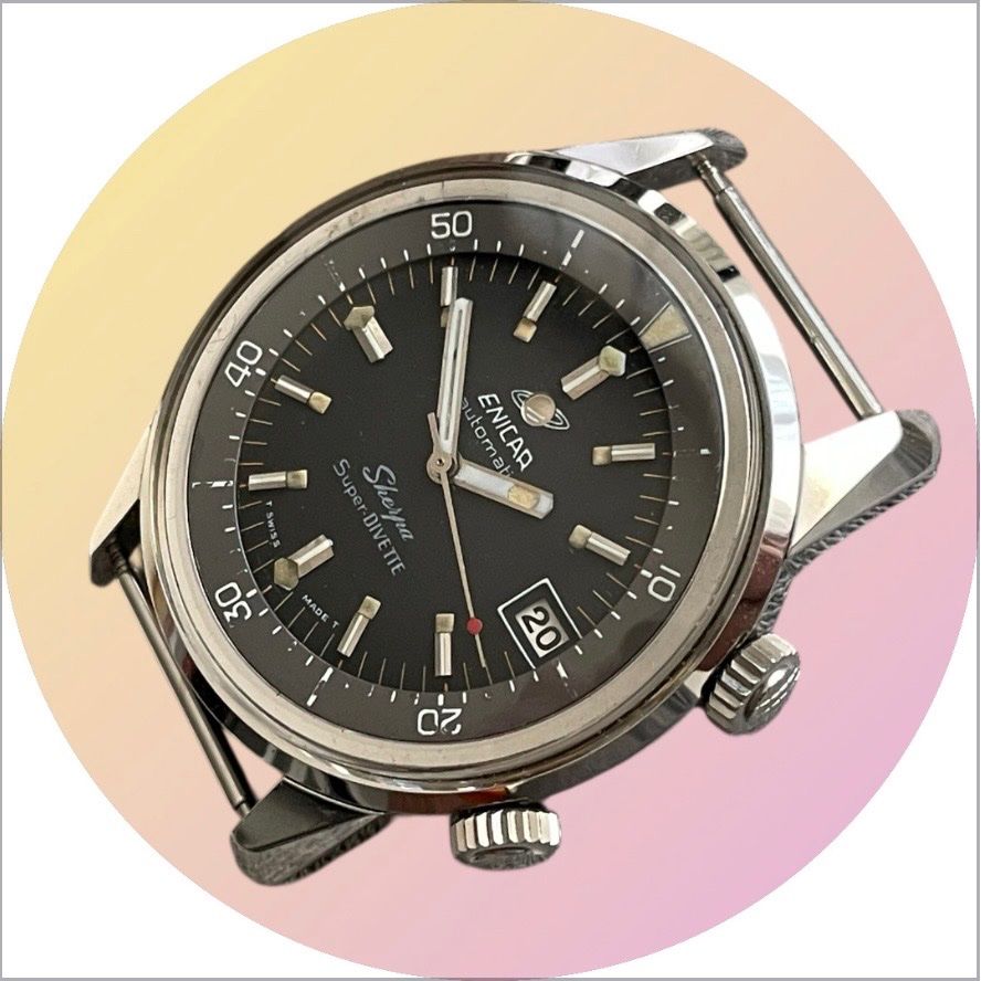 Enicar Orologi: Enicar Swiss Vintage Uhr – Usato da lyss venduto da Uhrenparadies 1