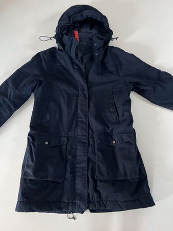 Damen Parka dunkelblau Grösse S guter Zustand