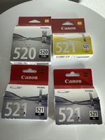4 Original Canon Tintenpatronen PGI-520/CLI-521 ungeöffn