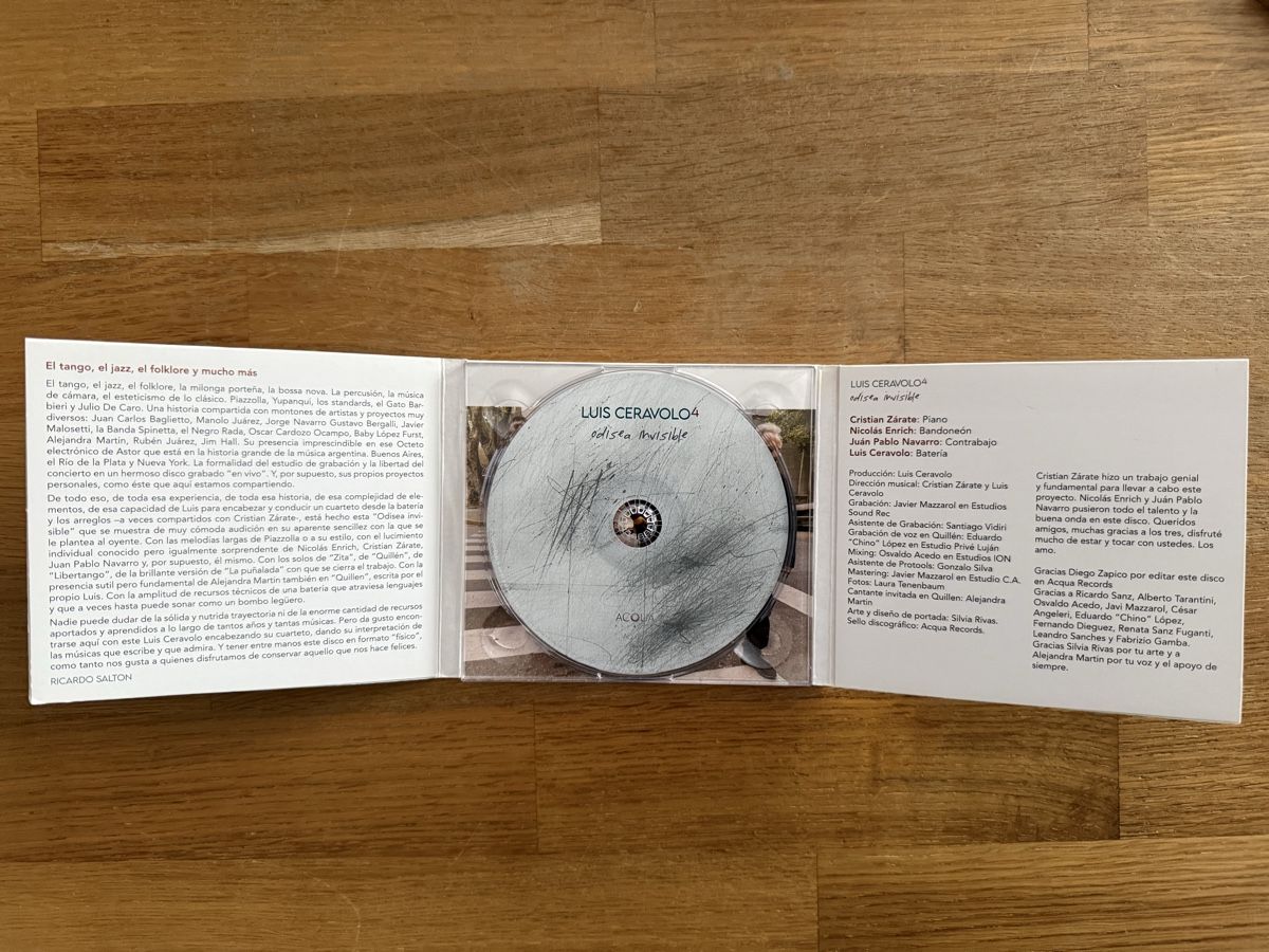 CDs: CD Luis Ceravolo 4 Odisea Invisible  – Gebraucht aus Goldach von Messerguru 3