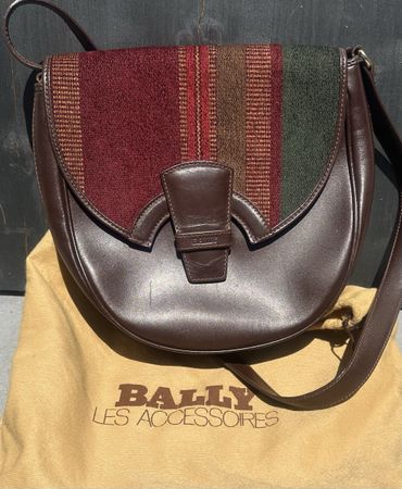 Vintage BALLY Ledertasche, Herbstfarben, Top Zustand!