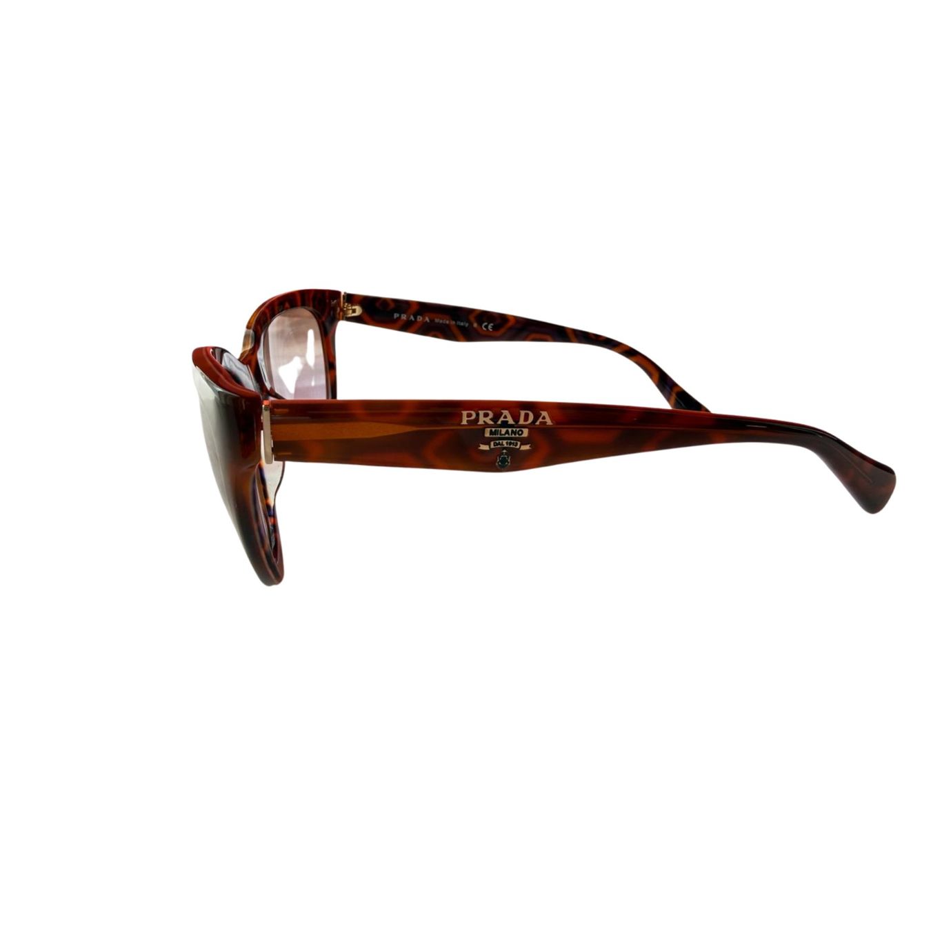 Prada Occhiali & Lenti: Prada Sonnenbrille, braun gemustert – Nuovo (secondo la descrizione) da Oberarth venduto da SSS. 2