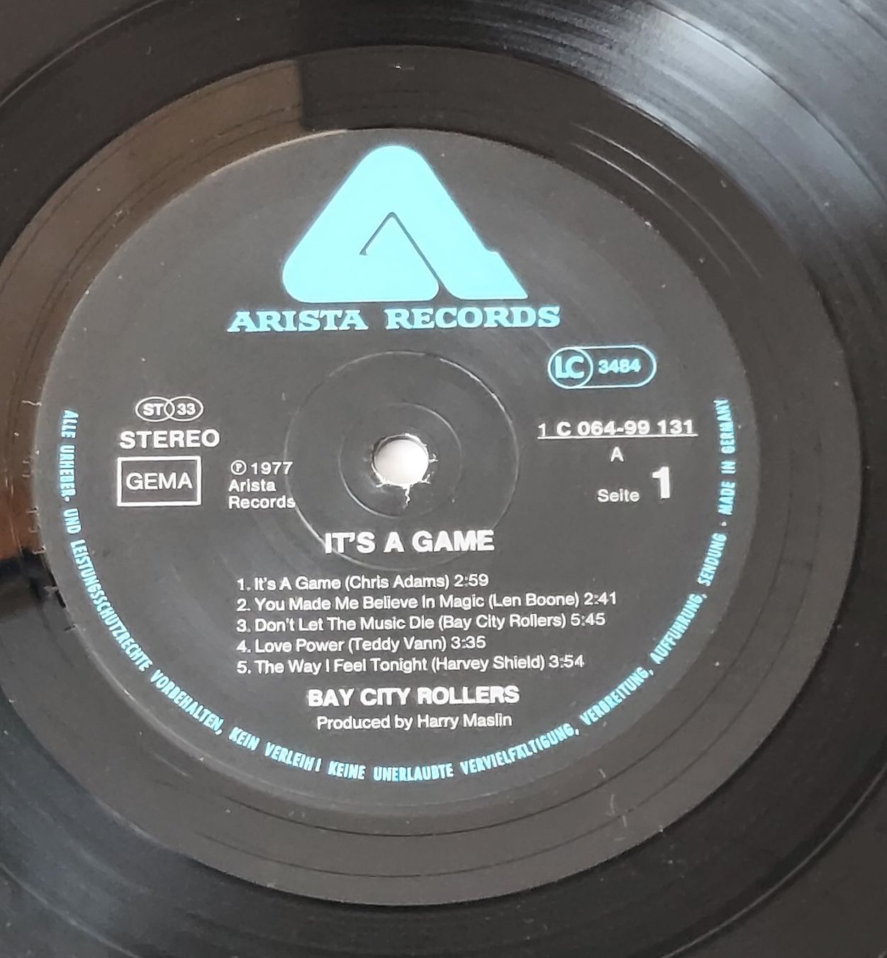 Dischi in vinile: LP - BAY CITY ROLLERS - IT'S A GAME – Usato da Steckborn venduto da Quo7 3