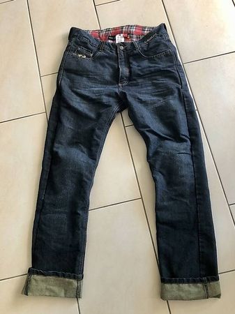 Held Motorrad-Jeans, Kevlar, mit Protektoren, Gr. 34/34