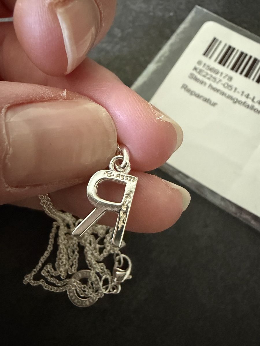 Catenine: Thomas Sabo Kette 925 Silber mit Buchstaben R – Usato da Therwil venduto da as_good_as_new 2