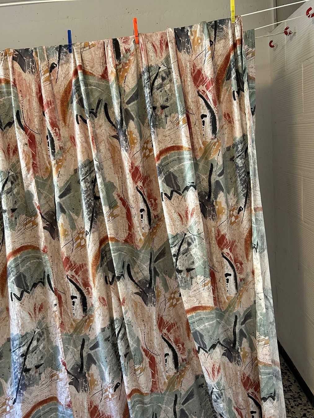 Tende: 2 Nachtvorhänge mit Muster  230x160 cm – Usato da Brunnen venduto da Nala2929 1