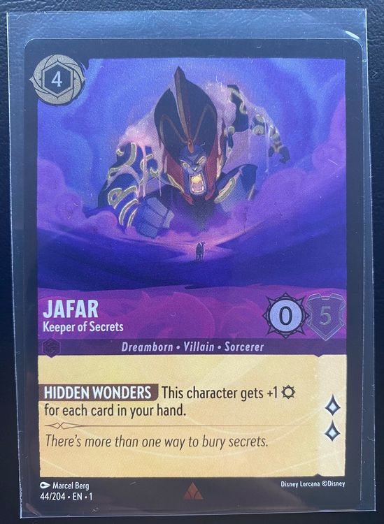 LORCANA DISNEY - JAFAR - 44/204 RARE FOIL (Gebraucht) in Lugano für CHF ...