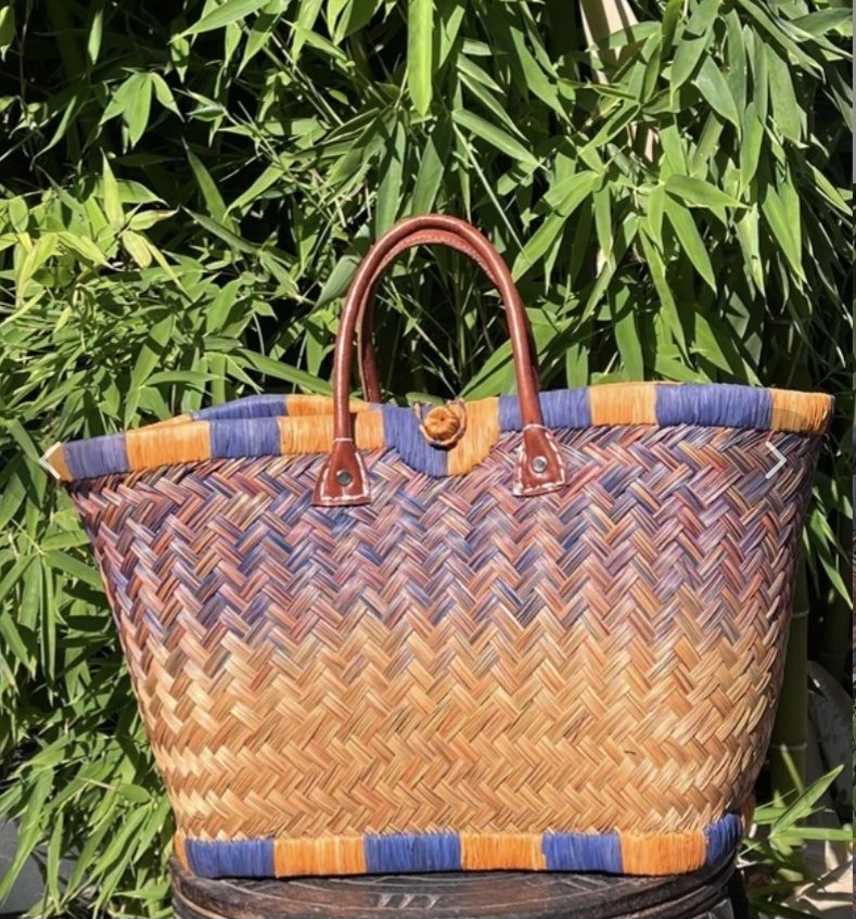 Borse da donna: Strandtasche Tasche Lederhenkel NEU – Nuovo (secondo la descrizione) da St. Gallen venduto da CaliSunshine