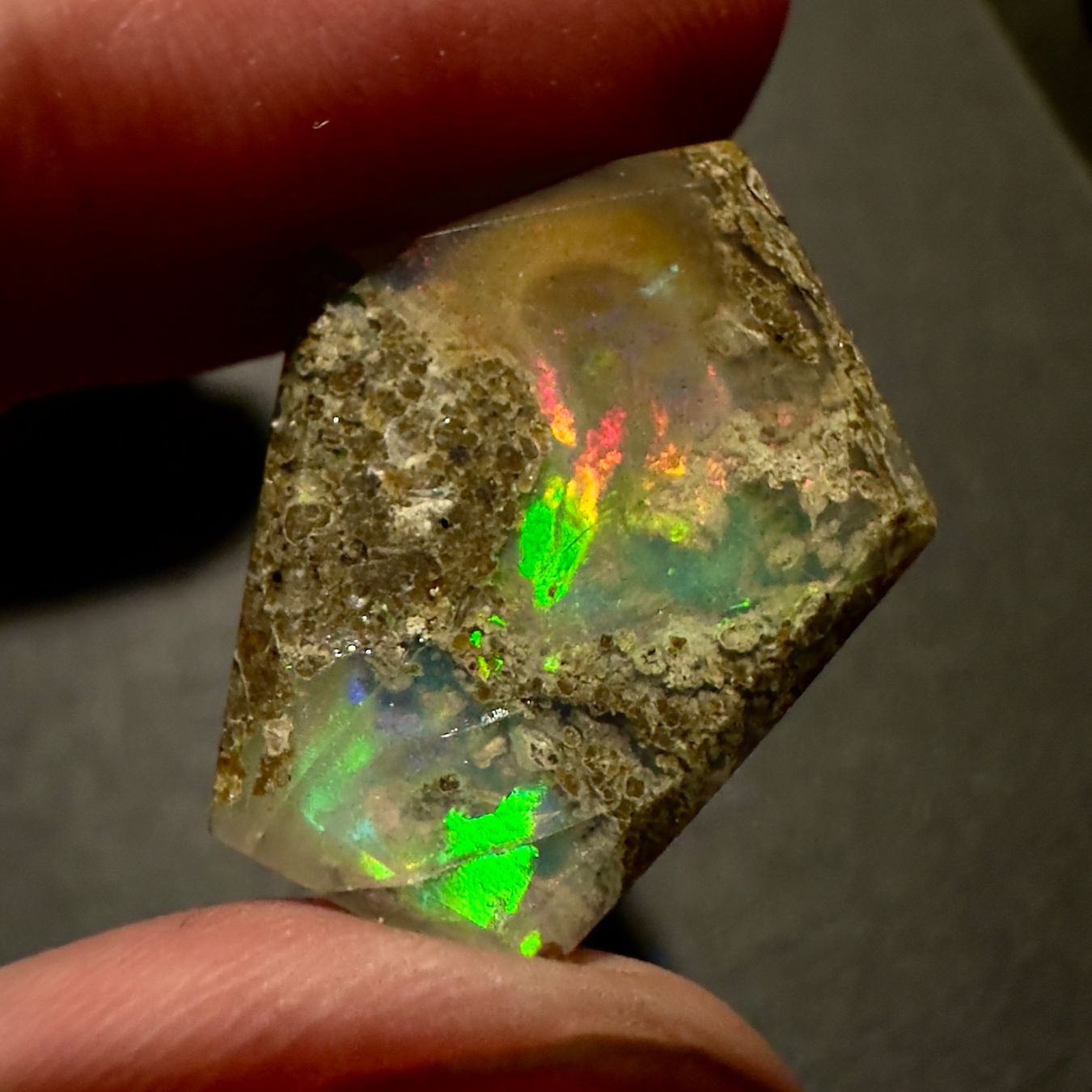 Pietre preziose: Natural Matrix Opal - 22 x 17 mm - 9.00 ct – Nuovo (secondo la descrizione) da Zürich venduto da Yoohooz 2