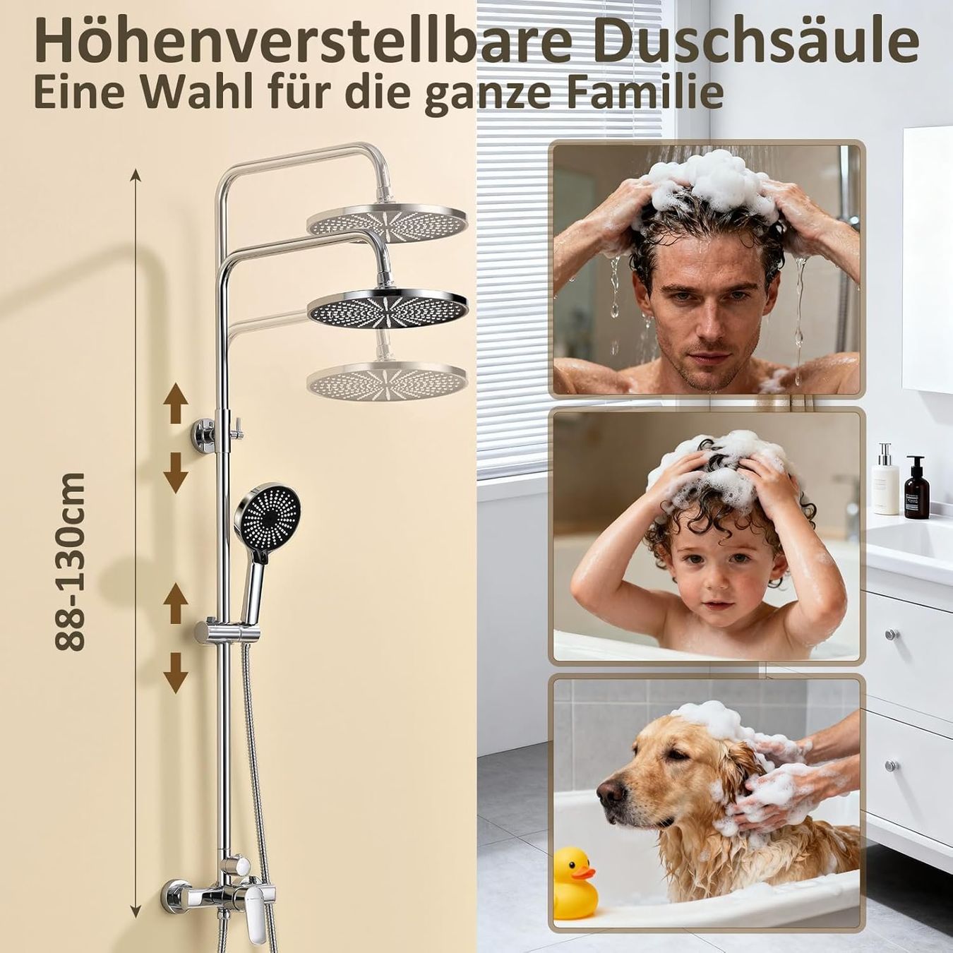 Duschen: Duschsystem Regendusche 26cm Höhenverstellbar Set – Neu und originalverpackt aus St. Gallen von sch_zsz7 2