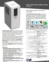 Refroidisseur d'air Coolspot 0.5 (sans tuyau) télécommandé