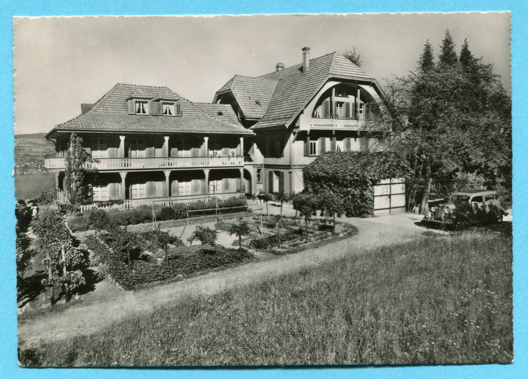 Ansichtskarten: Oberrieden 1952 - Erholungsheim Bergli – Gebraucht aus Opfikon von Prophila