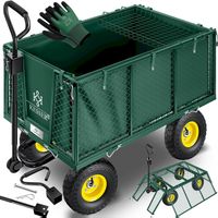 Bollerwagen Gartenkarre 550kg grün