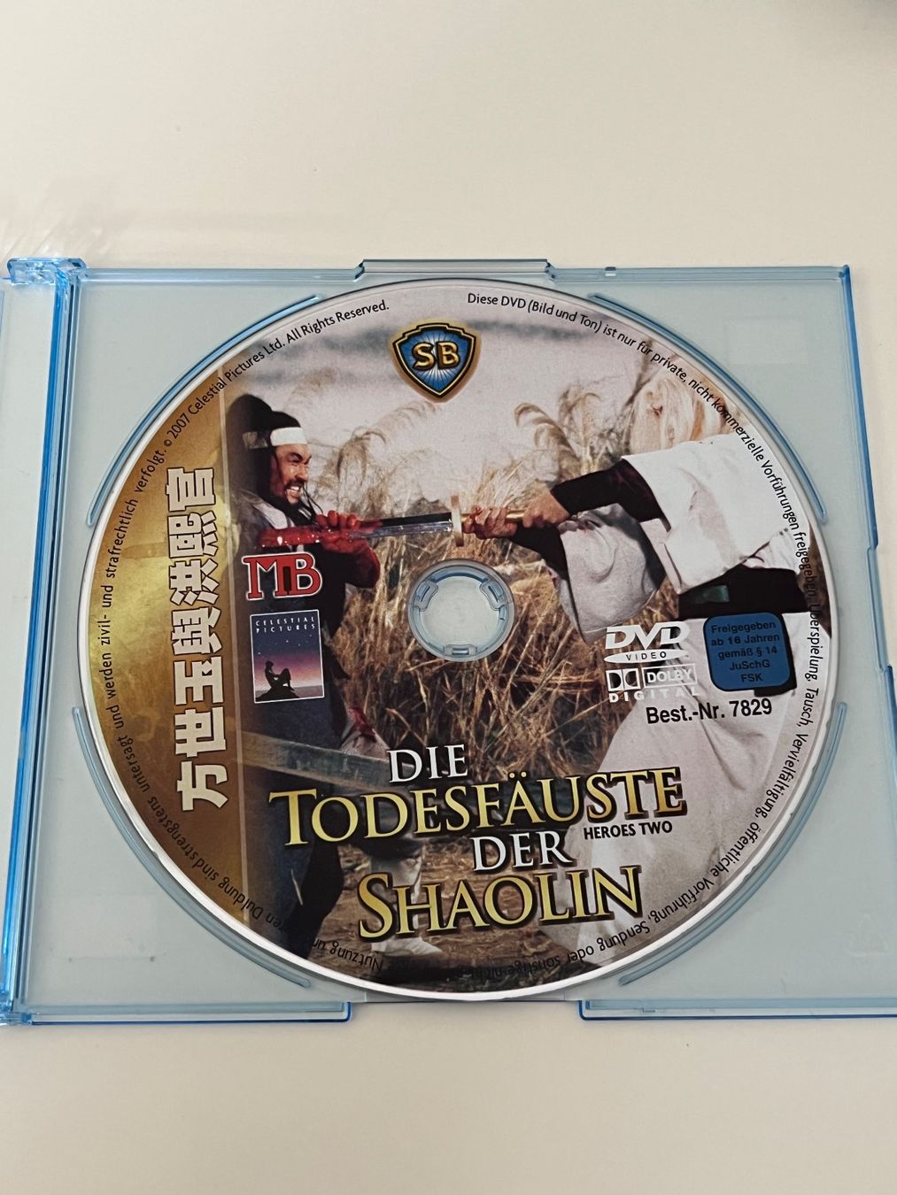 Tutti i DVDs: Die Tödlichen Fäuste der Shaolin - DVD UNCUT – Usato da Altstätten SG venduto da sheamus 1