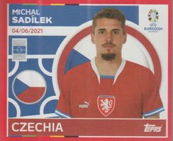EURO 2024 Topps sticker CZECHIA CZE 13 SADILEK