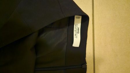Elegante Mango Bleistiftrock, schwarz, Gr. 36