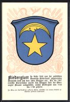 Niederglatt /ZH, Wappen der Gemeinde mit